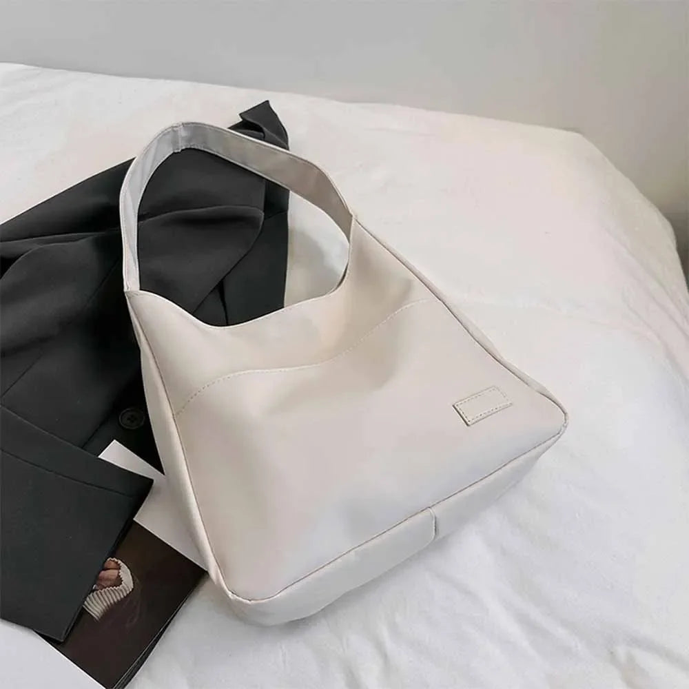Trendy Large Capacity Tote Bag Fashionable Simple Shoulder Bag 2025 New Niche Trend Handbag